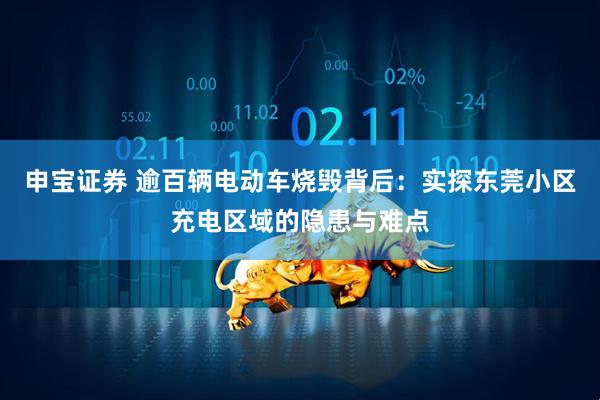 申宝证券 逾百辆电动车烧毁背后：实探东莞小区充电区域的隐患与难点