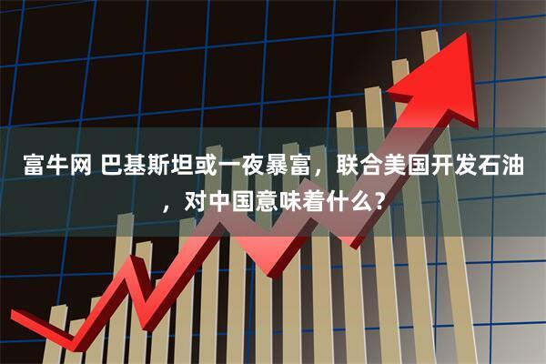富牛网 巴基斯坦或一夜暴富，联合美国开发石油，对中国意味着什么？